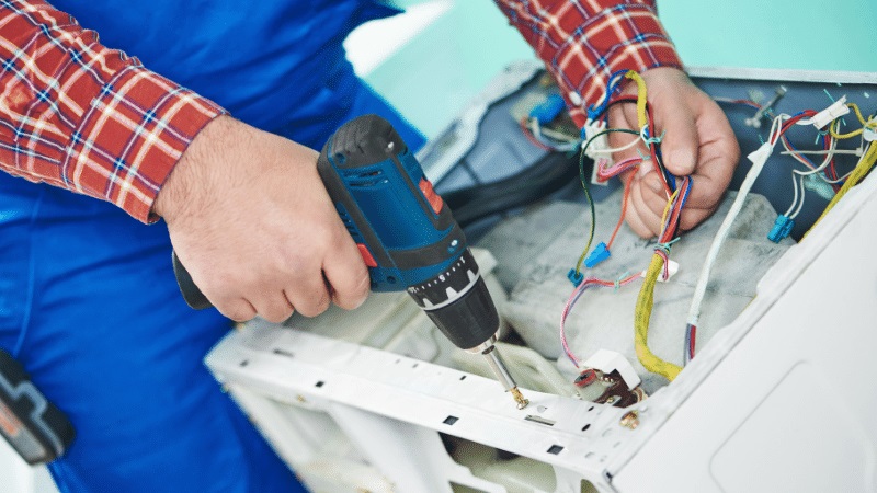 Etimesgut Şenocak Şenocak çamaşır makinesi kart tamiri – Su almama arızası orijinal parça ile giderildi. - Teknik servis örneği